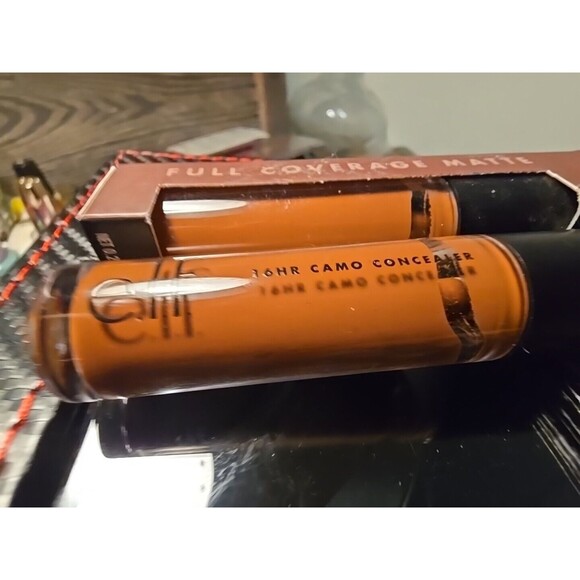 ELF 16hr Camo Concealer, Full Coverage Matte Rich Ebony NEW Lot Of 2 - Picture 2 of 4